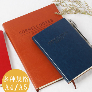XYBP康奈尔笔记本子加厚a4大号记事手册办公用品会议记录本简约学习计划本a5学生文具纠错本课题笔记本
