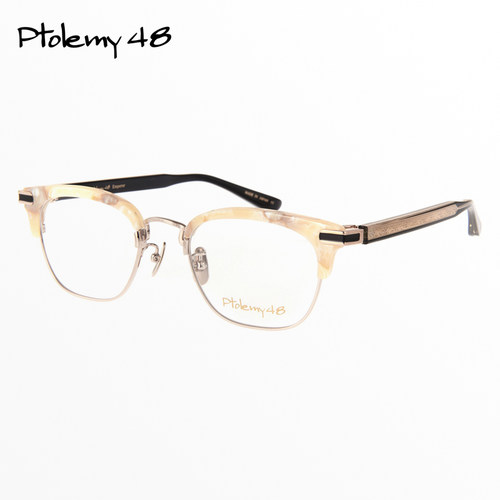 日本Ptolemy48全框板材男眼镜框
