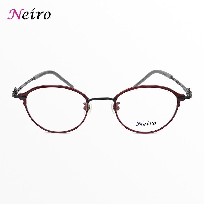 日本Onbeat眼镜小框48mm纯钛圆框