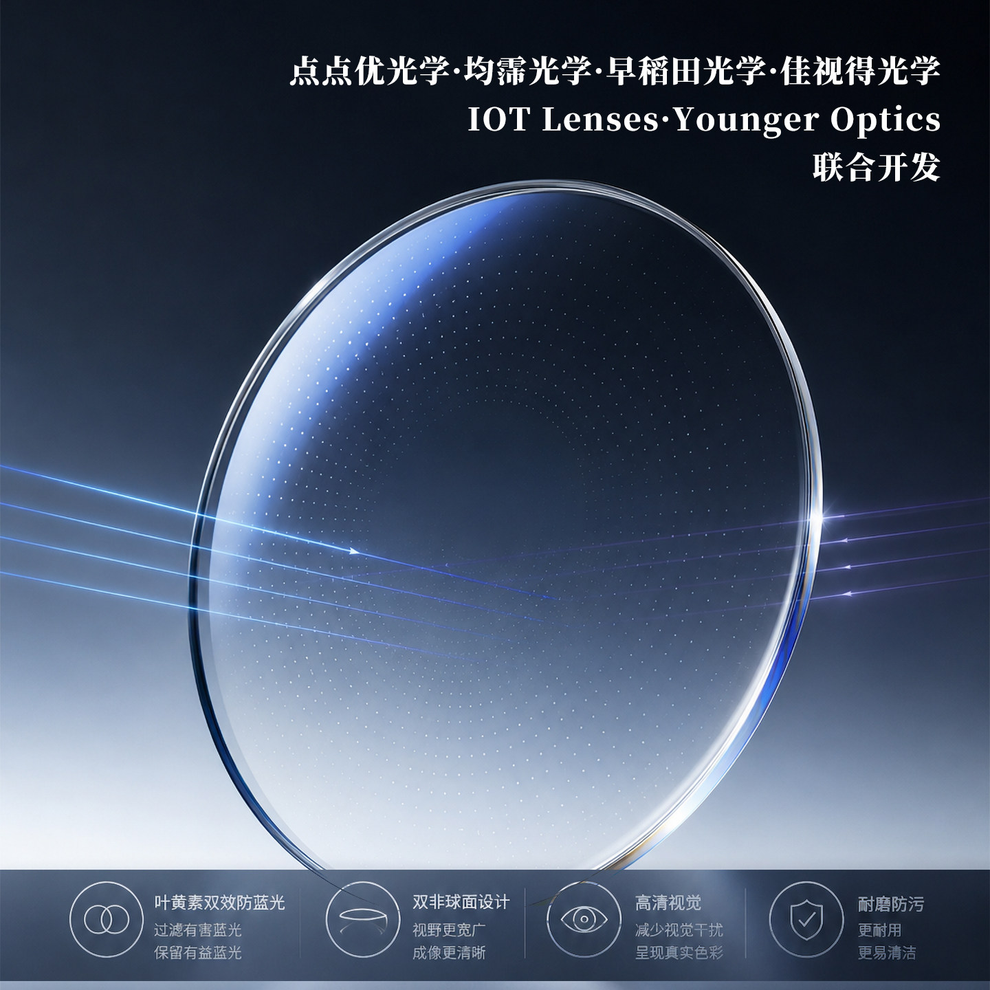 均霈光学·SGS认证双非球面镜片