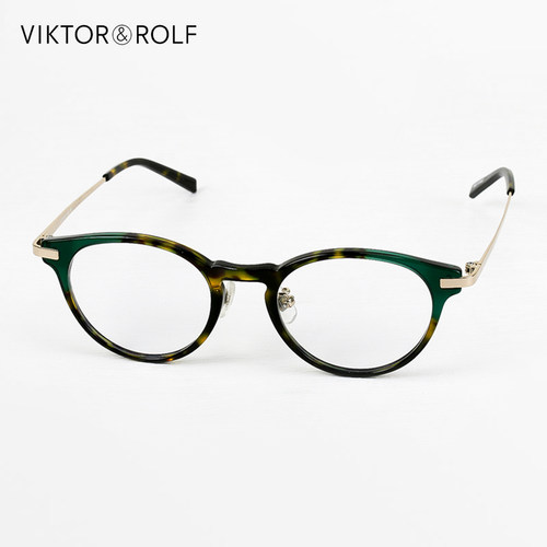 VIKTOR＆ROLF超轻复古圆框眼镜架