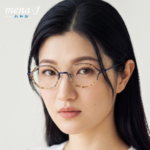日本menaJ超轻纯钛潮流近视眼镜
