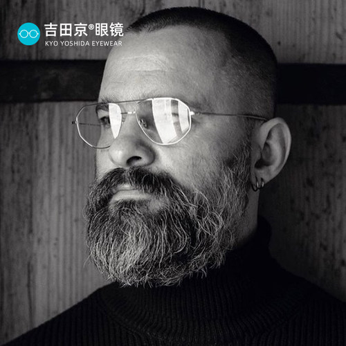 massada日本手工男女大脸眼镜框