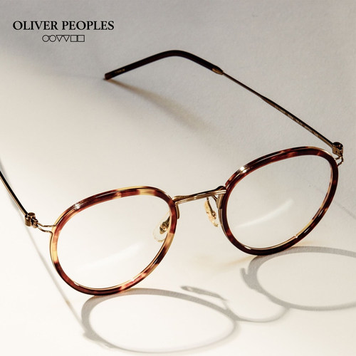 OliverPeoples超轻纯钛圆框眼镜