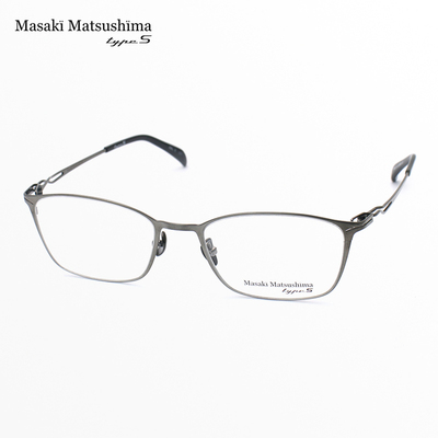 Masaki松岛正树纯钛方形男眼镜架