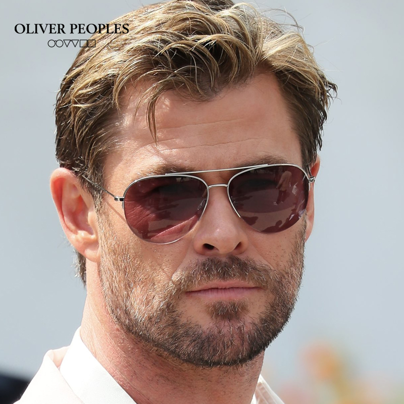 OliverPeoples纯钛飞行员墨镜