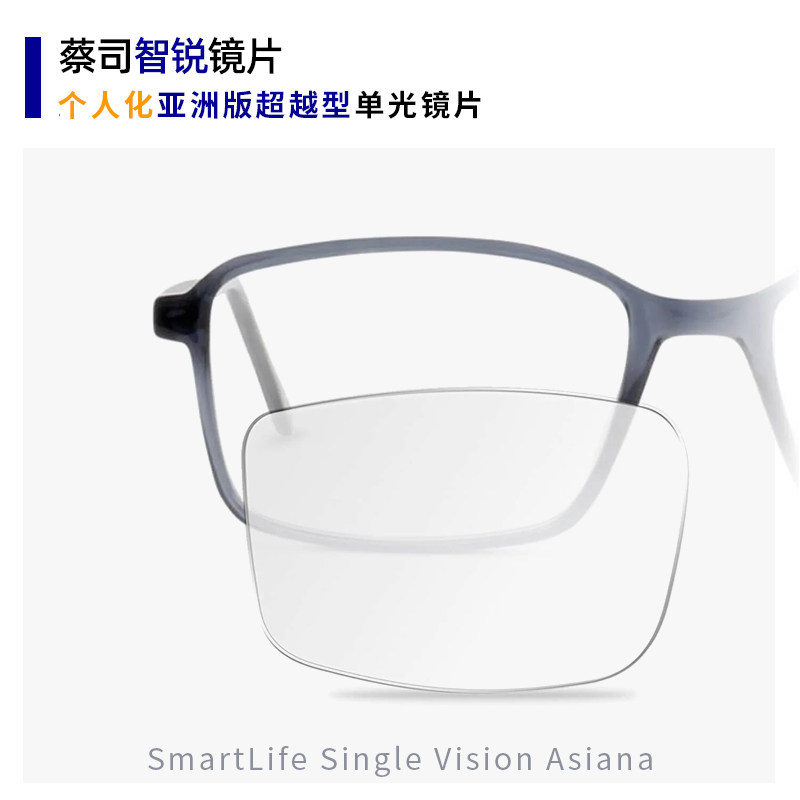 蔡司智锐亚洲版定制钻立方镜片