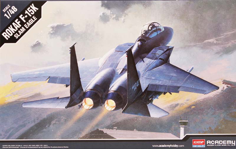 爱德美 12213 1/48 f-15k战斗机 拼装模型 c社水贴