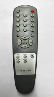 电视机遥控器 英文版 适用杂牌组装 M301 外形按键一样通用 RS09