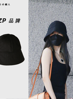 DZP素颜帽春秋新款社恐帽渔夫帽日系百搭遮阳帽夏天防晒帽女户外