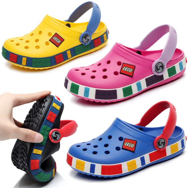 儿童洞洞鞋夏小乐高包头沙滩拖鞋男童宝宝女童迪特防滑凉拖鞋外穿在类目 童鞋/婴儿鞋/亲子鞋, 拖鞋中 - 来自Buy2taobao.com提供专业的淘宝代购服务