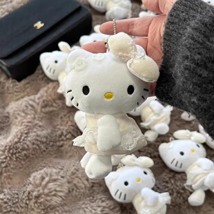日本富婆中古芭蕾裙哈喽kitty猫包包挂件书包可爱玩偶小公仔挂饰