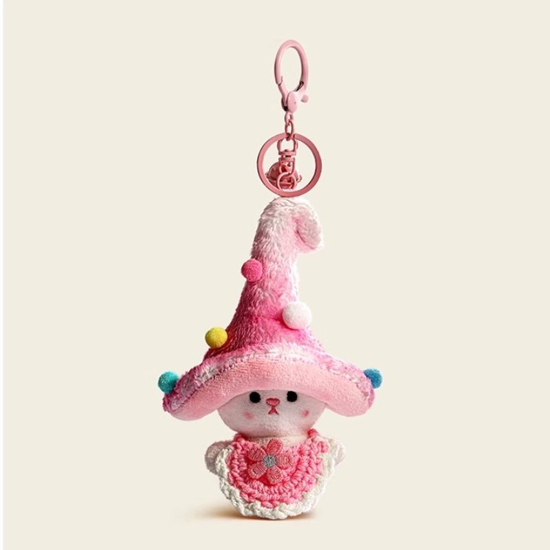 日本粉色可爱蘑菇包包挂件女生公仔车钥匙扣玩偶书包挂饰生日礼物,服饰配件/皮带/帽子/围巾,包挂件,淘宝优惠券,粉丝福利购,淘宝优惠卷