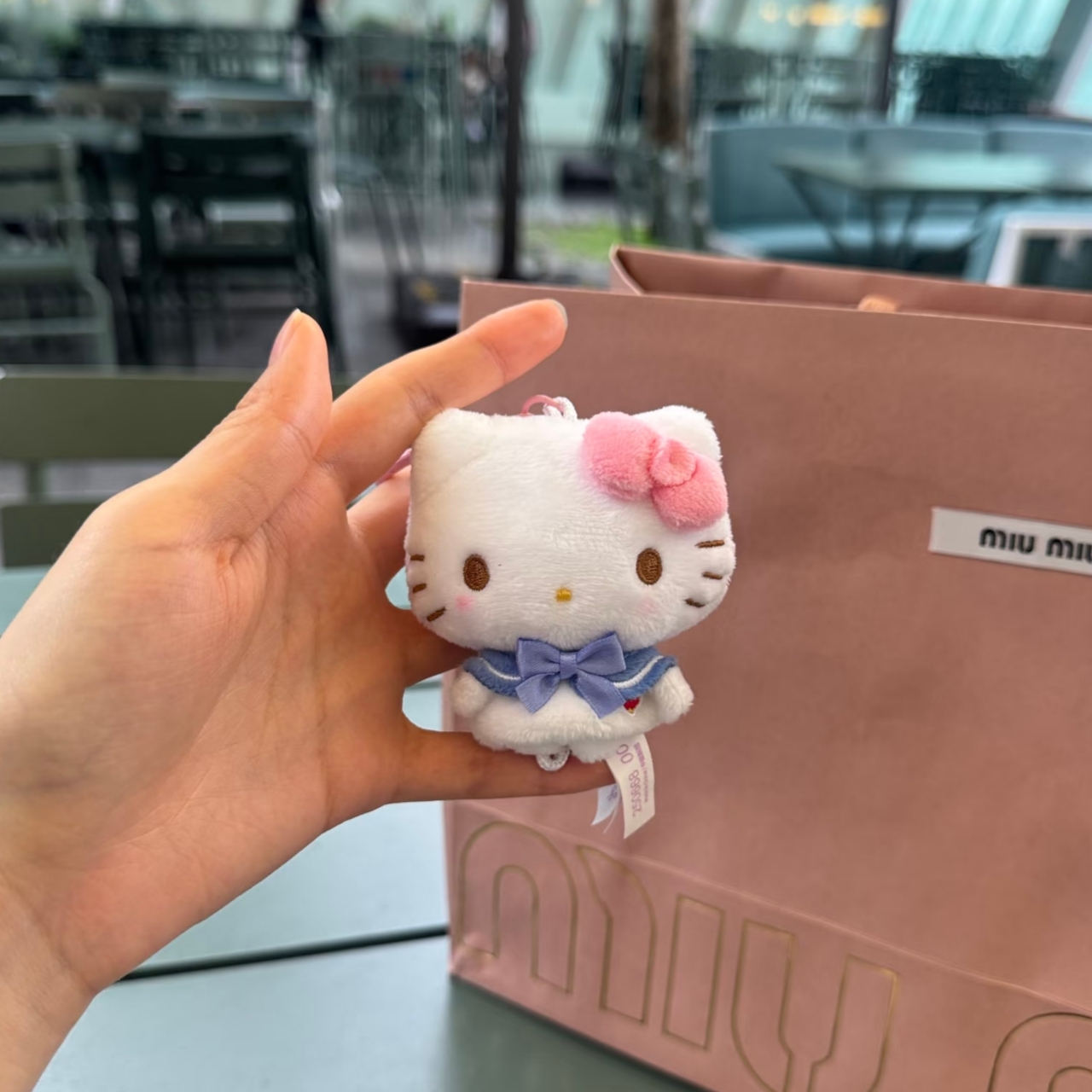 山吉限定指偶哈喽kitty背包挂饰