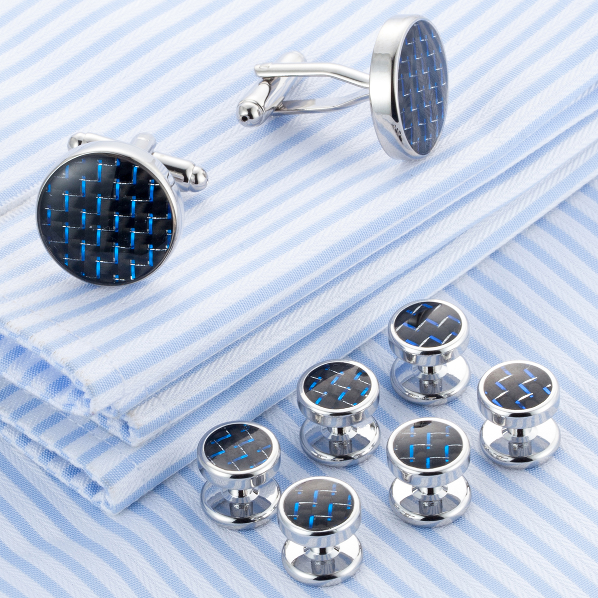 欧美男士礼服袖钉复古风精致纤维