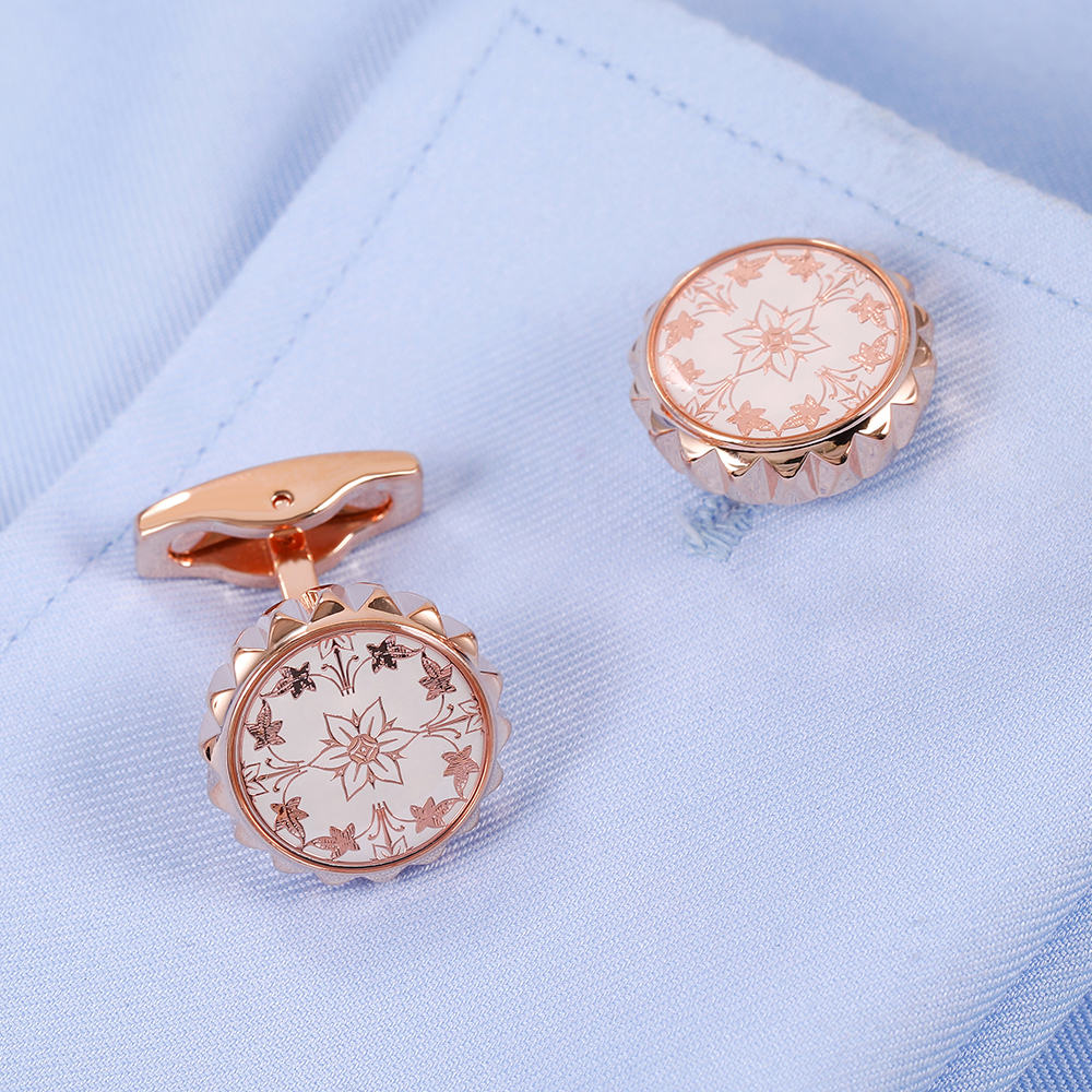 优质绅士法式衬衫袖扣 新版精致礼服袖钉 婚礼袖口 cufflink 833