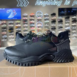 加厚保暖低帮运动鞋 新款 AGLU247 男子2024冬季 李宁霸虎加绒休闲鞋