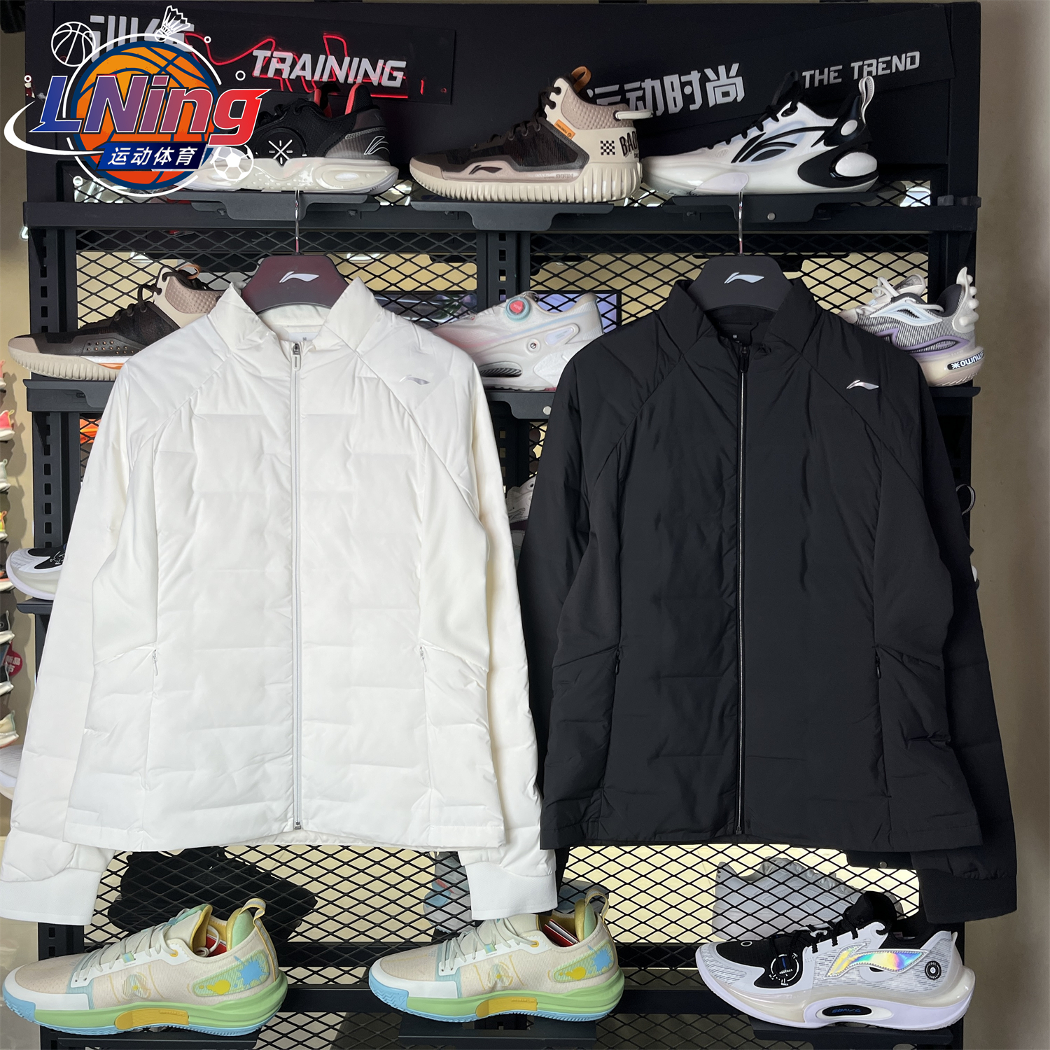 李宁2025冬季新款女子保暖羽绒服