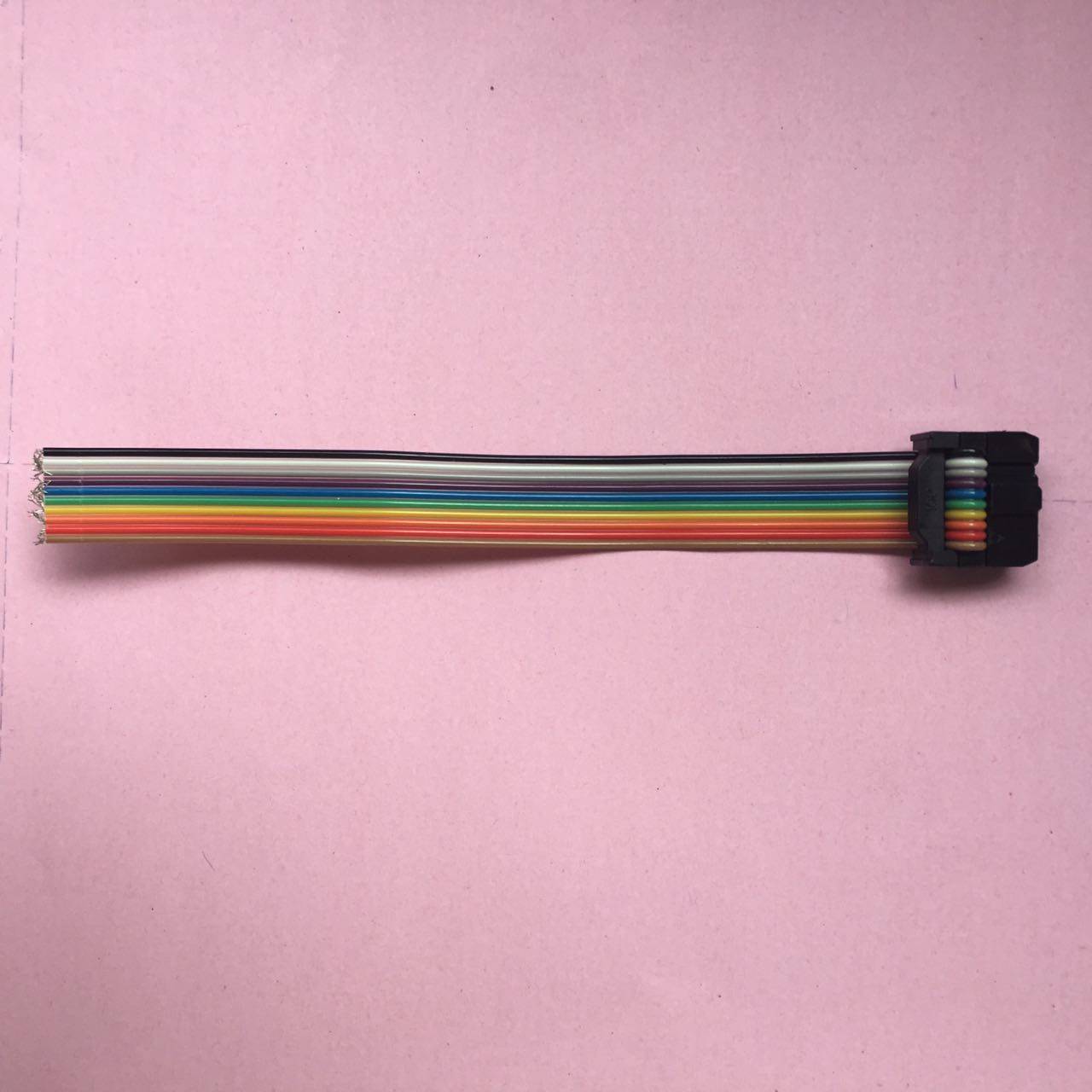 RT809H可配 IDC10母座ISP焊接线彩色多股镀锡铜线EMMC在线ISP飞线