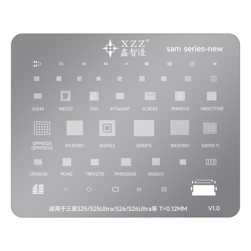 三星S25 S931/937/938  S26 S947/948 Ultra系列植锡钢网带尾插