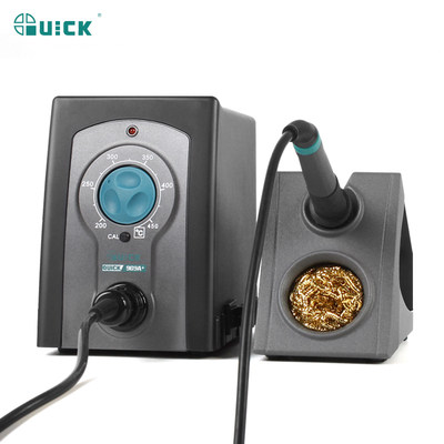 快克电烙铁969A焊台控温可调恒温QUICK焊接主板手机维修电焊台60W