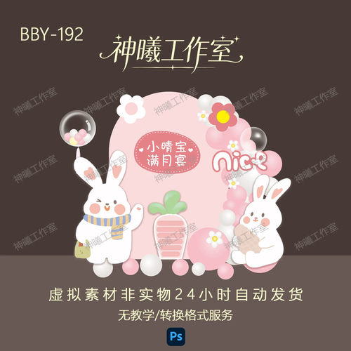 J1353白金简约风生日派对