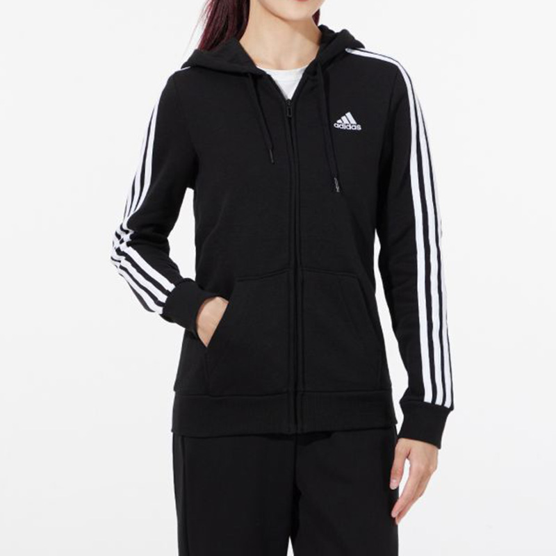 Adidas阿迪达斯女装W 3S FL FZ HD运动茄克连帽外套GM5567