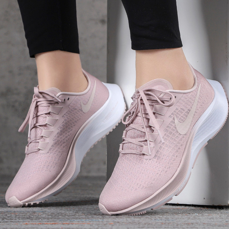 nike耐克女鞋2022春季新款樱花粉运动鞋耐磨休闲跑步鞋bq9647-601