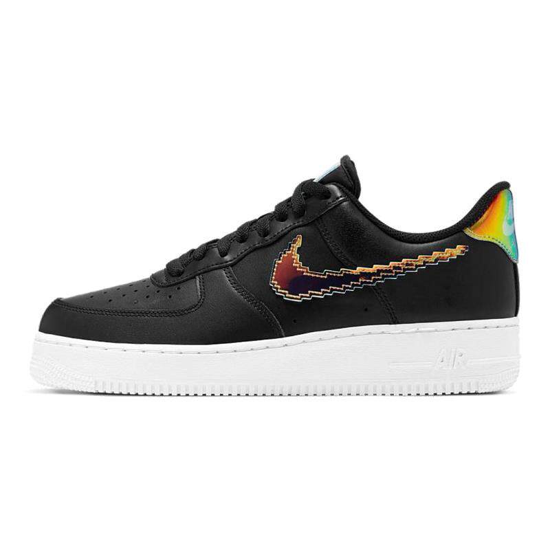 nike耐克男鞋air force 1 af1彩虹像素镭射休闲板鞋cv1699-002