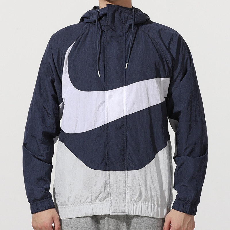 nike耐克外套男装2022新款nsw swoosh运动服连帽夹克男dd5968-437