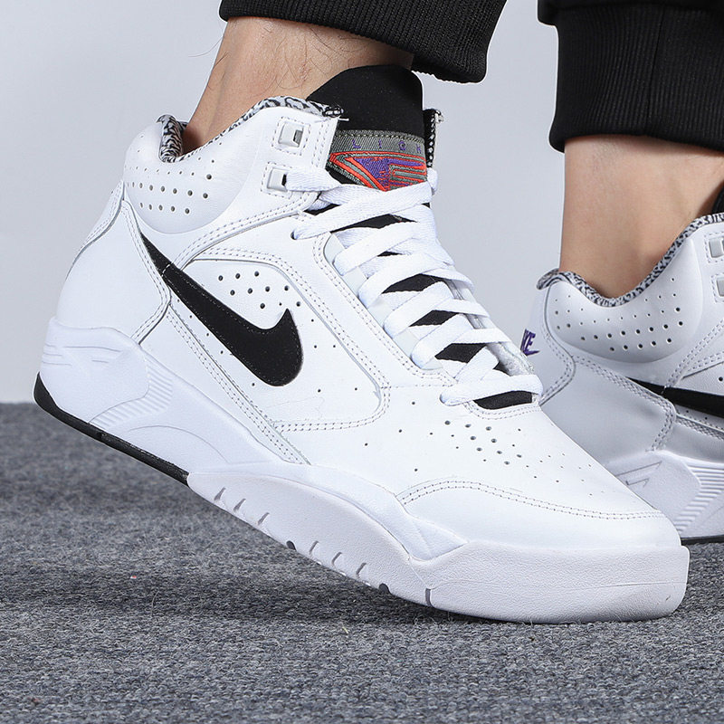 耐克aj男鞋官方旗舰正品冬季新款air flight高帮篮球鞋运动板鞋男