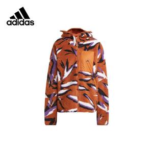 Adidas阿迪达斯夹克女装2023新款运动休闲连帽上衣防风外套IK9340