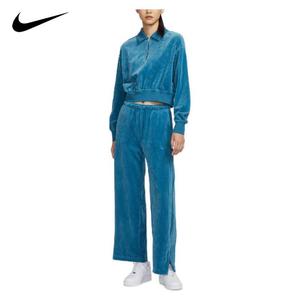 Nike耐克女装卫衣新款连帽长袖上衣训练休闲运动套头衫DQ5939-457