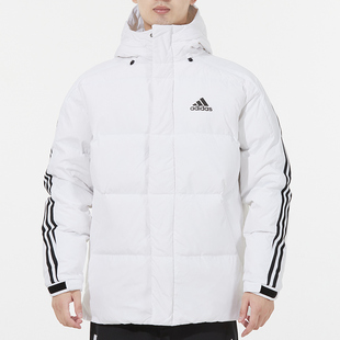 2022新款 Adidas阿迪达斯羽绒服男装 运动服连帽上衣防风外套H20755