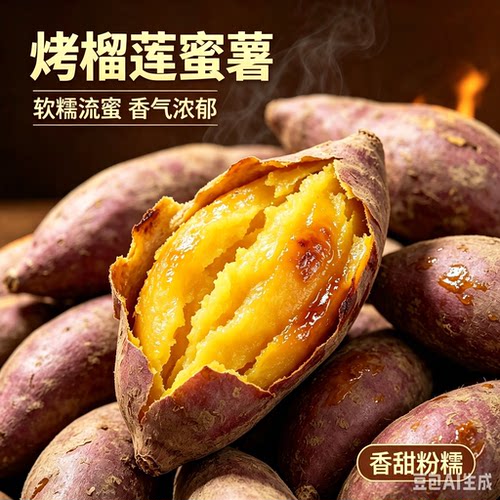 云南文山鸣门金时蜜薯粉糯甜新鲜