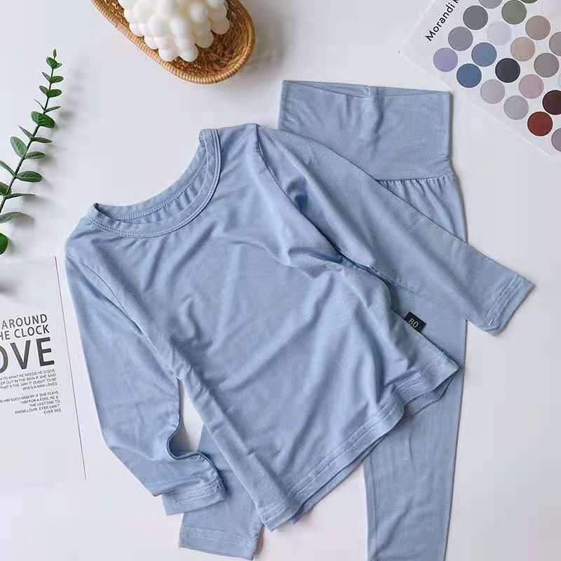 莫代尔空调服高腰护肚内衣套装