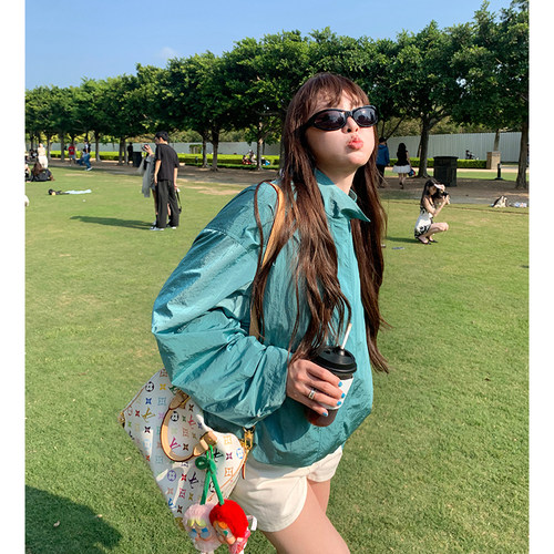 户外防晒衣女薄款立领夹克外套