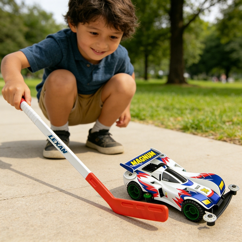 盒车+引导曲棍+马达四驱车