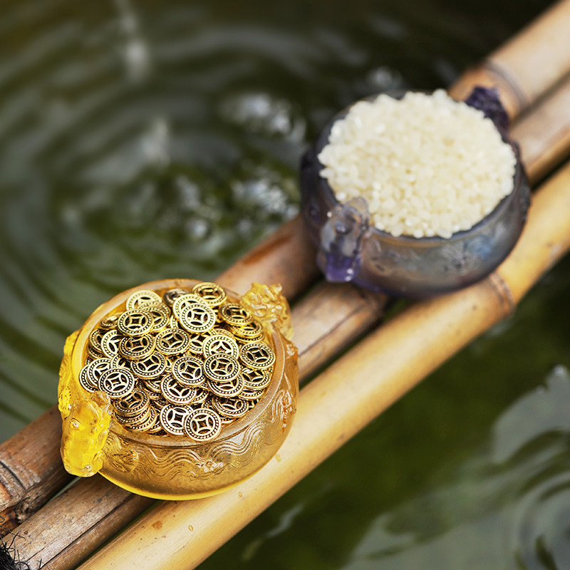 王星记 琉璃工艺品聚宝盆招财聚财家居客厅摆件开业乔迁精美礼物