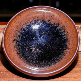 古法龙窑柴烧建盏手工主人杯建盏手工敛口柴烧高级工艺师吉