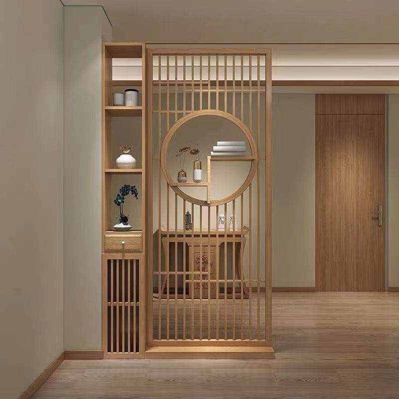 新中式入户玄关门厅屏风隔断客厅书架置物架装饰定制实木禅意座屏,住宅家具,座屏,淘宝优惠券,粉丝福利购,淘宝优惠卷