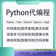 python代码编程软件小程序项目深度学习调试复现改进神经网络pyqt