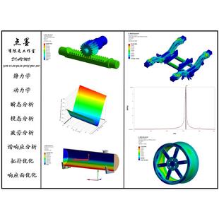 代做有限元分析/CAE/ANSYSworkbench/强度/静动力/拓扑参数优化