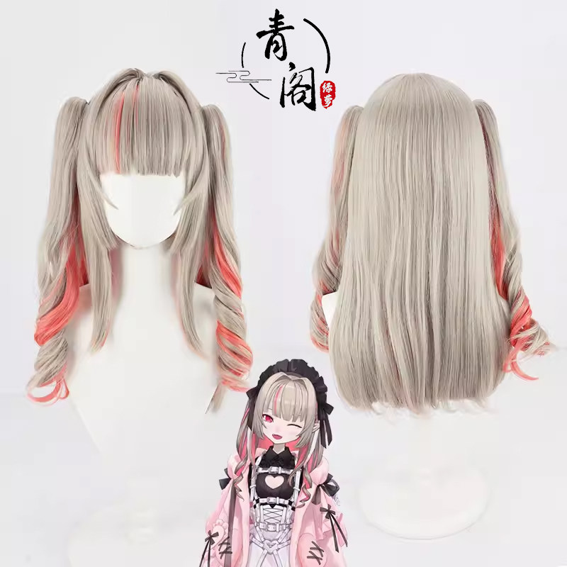 【青阁】 彩虹社虚拟Youtuber魔界之莉莉姆COS假发女仆装游戏