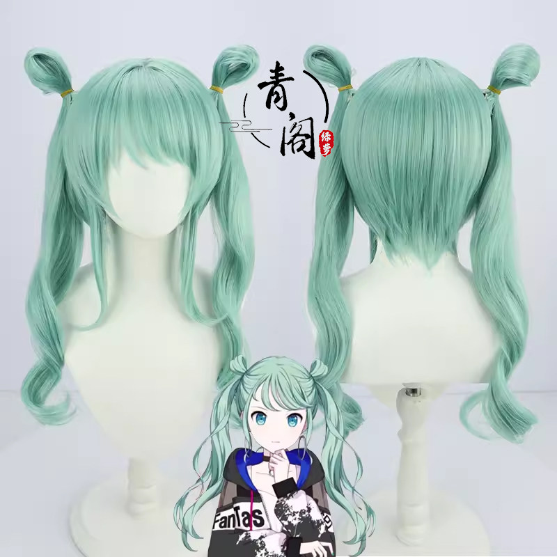 世界计划彩色舞miku初音cos假发