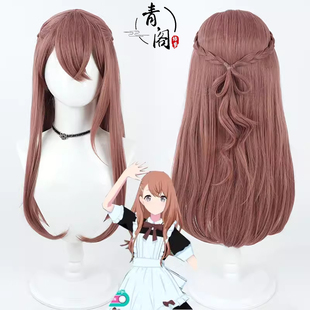 【青阁】长发版花里实乃里cos假发MORE MORE JUMP!仿真头皮
