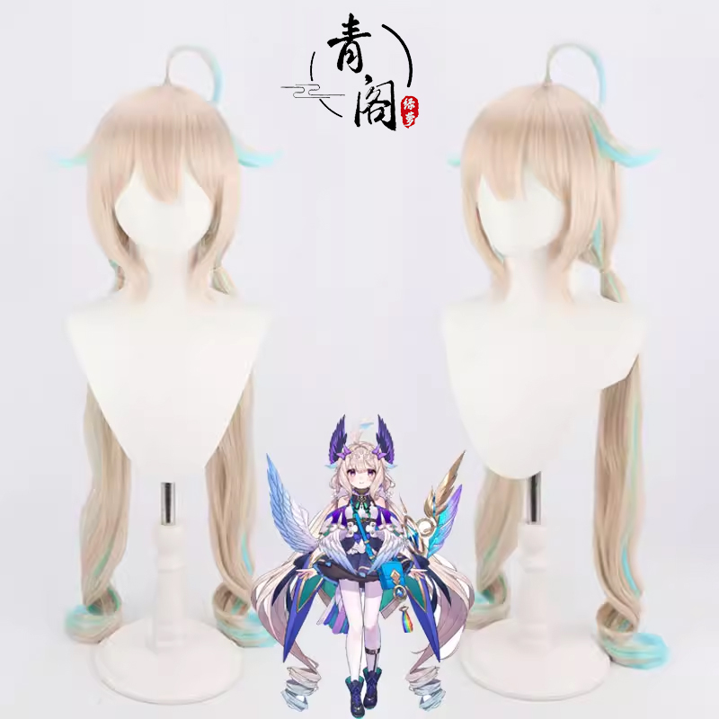 NIJISANJI虚拟天堂鸟cos假发