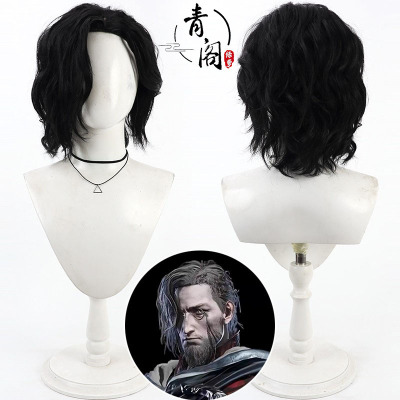 青阁艾尔登法环学者cos假发