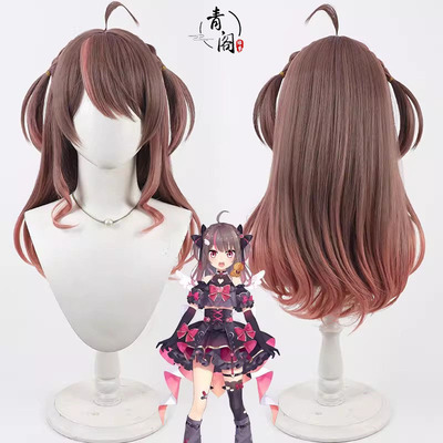 【青阁】hololive 虚拟主播VTuber夏色祭cos假发Natsuiro Matsuri