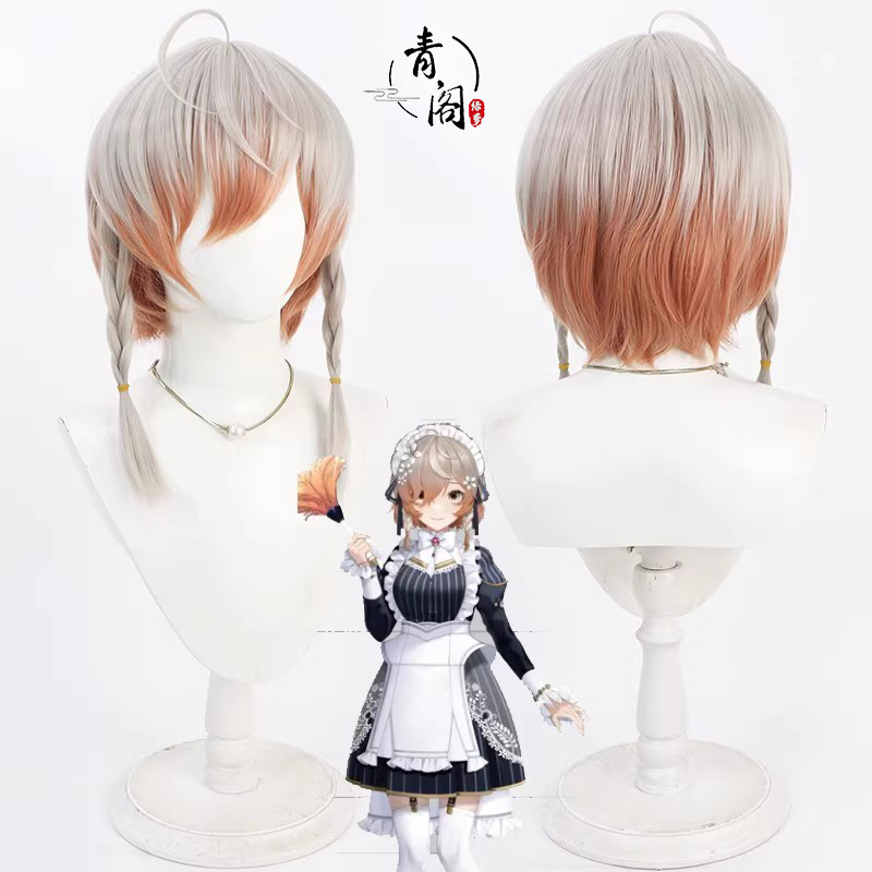 【青阁】虚拟YouTuber Klara Charmwood女仆cos假发NIJISANJI EN
